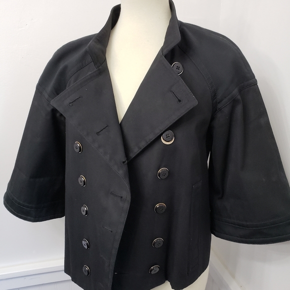 Gucci cropped military trench jacket - Picture 2 of 6